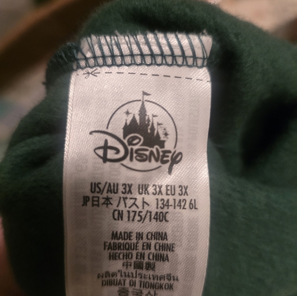 Disney 3X Santa Mickey & Minnie Mouse Christmas Holiday Pullover Sweatshirt - Picture 7 of 8